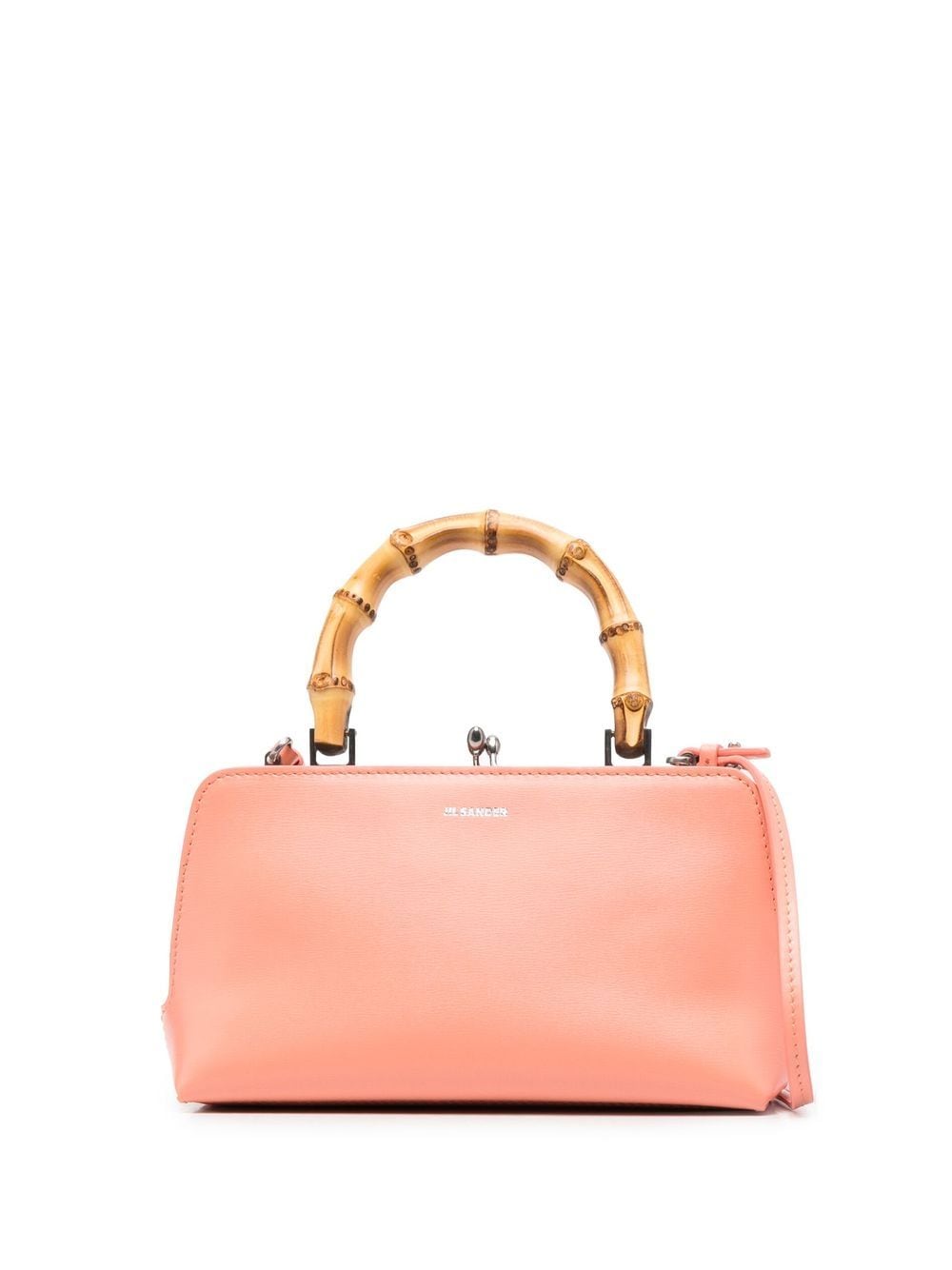 Jil Sander Goji bamboo-handle tote bag - Pink von Jil Sander