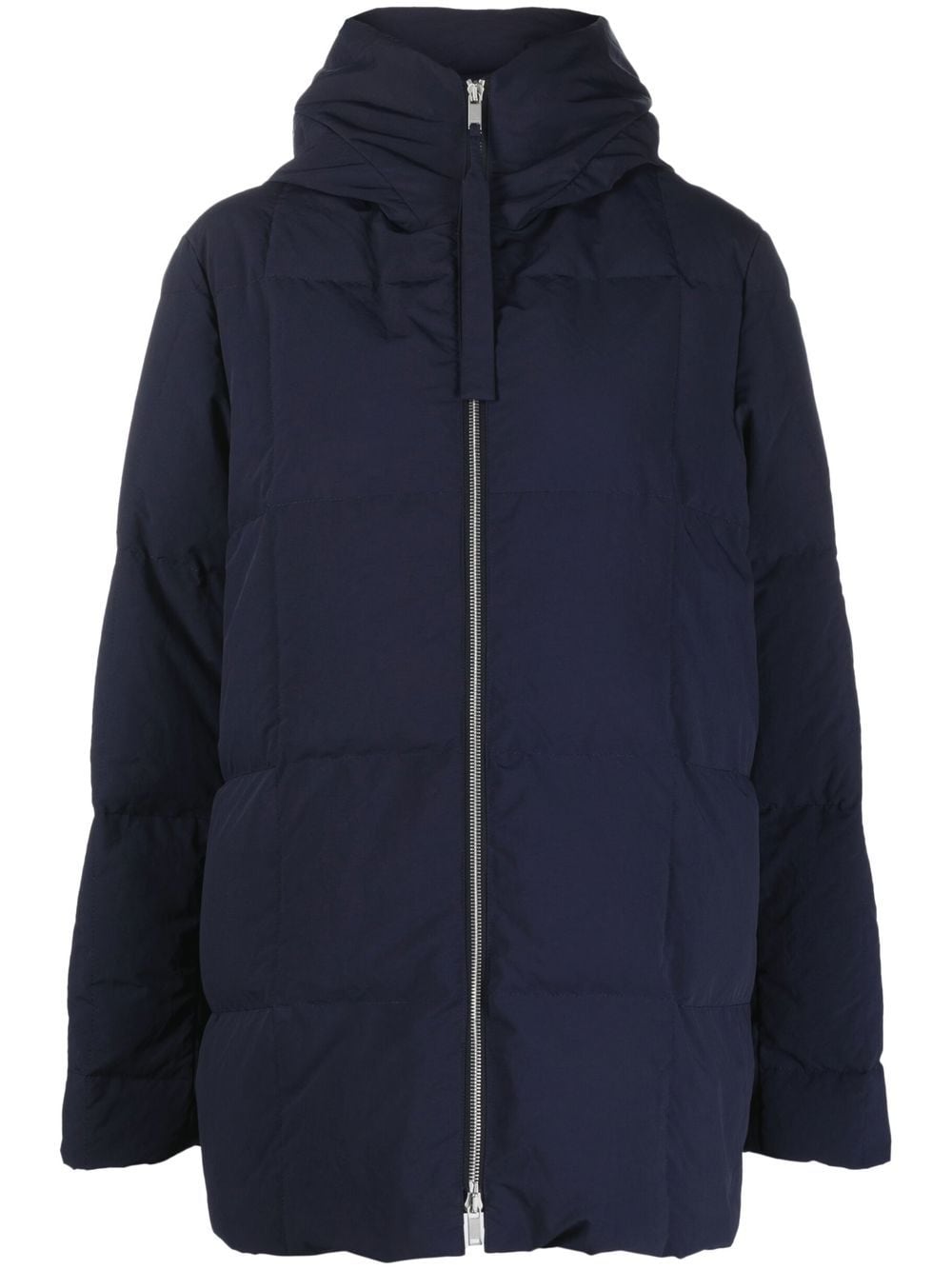 Jil Sander padded zip-fastening coat - Blue von Jil Sander