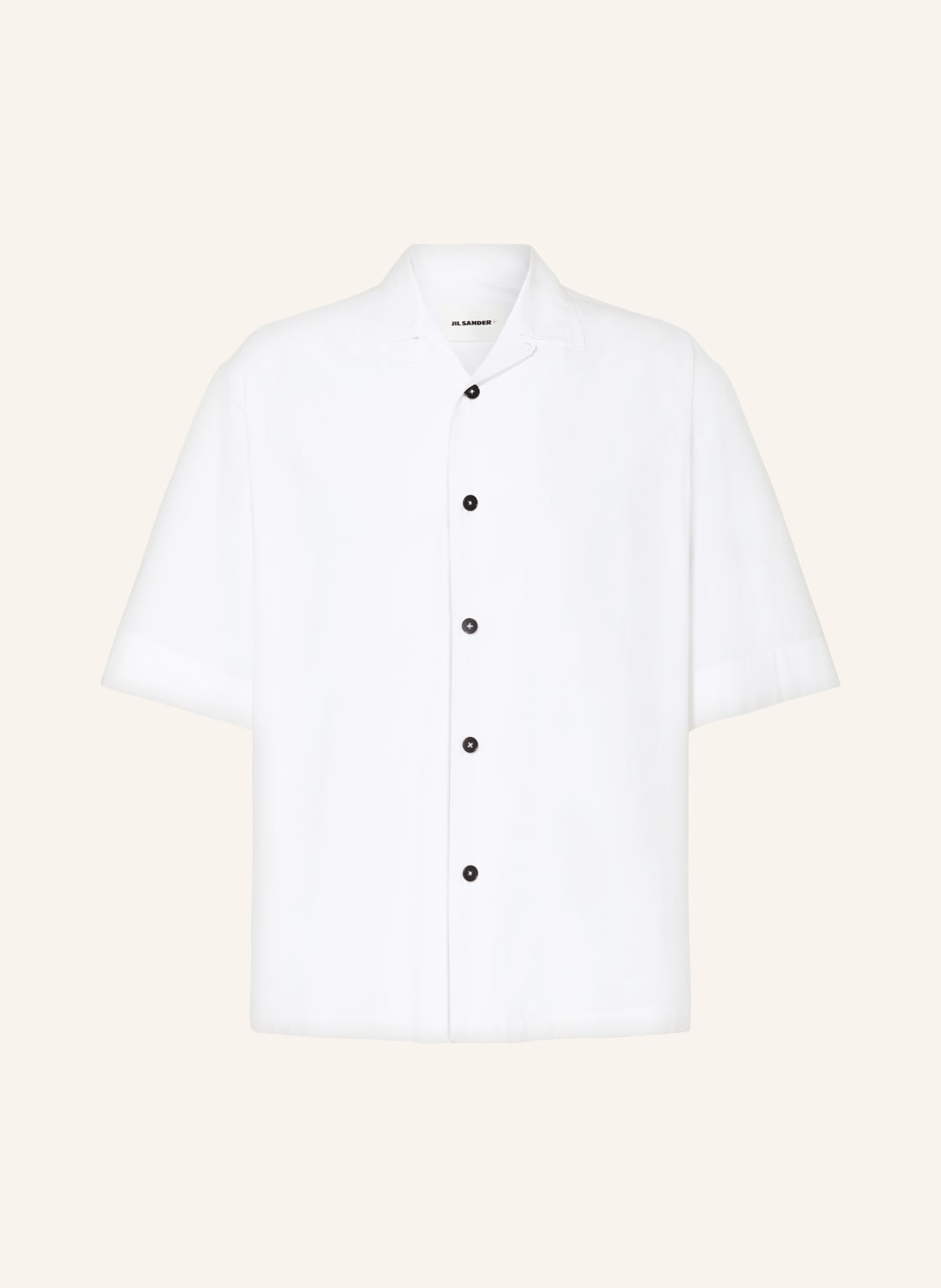 Jil Sander Kurzarm-Hemd Comfort Fit weiss Jil Sander Kurzarm-Hemd Comfort Fit weiss von Jil Sander