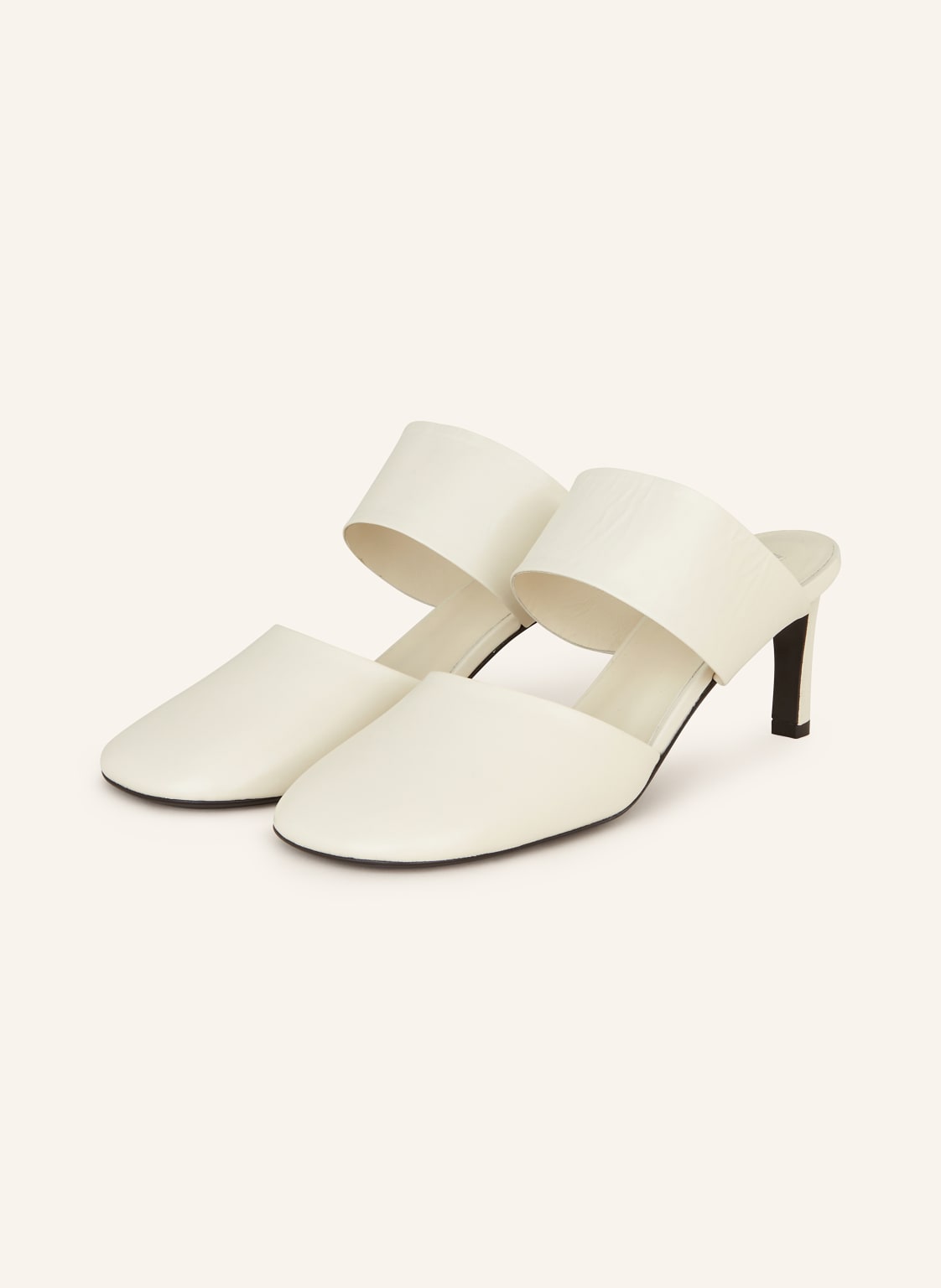 Jil Sander Mules weiss von Jil Sander