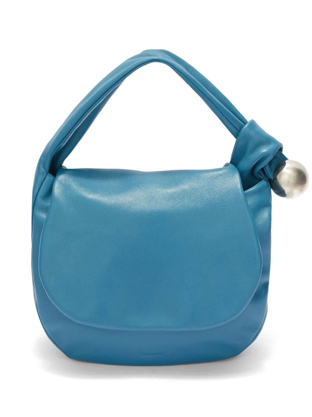 Jil Sander Sphere leather shoulder bag - Blue von Jil Sander