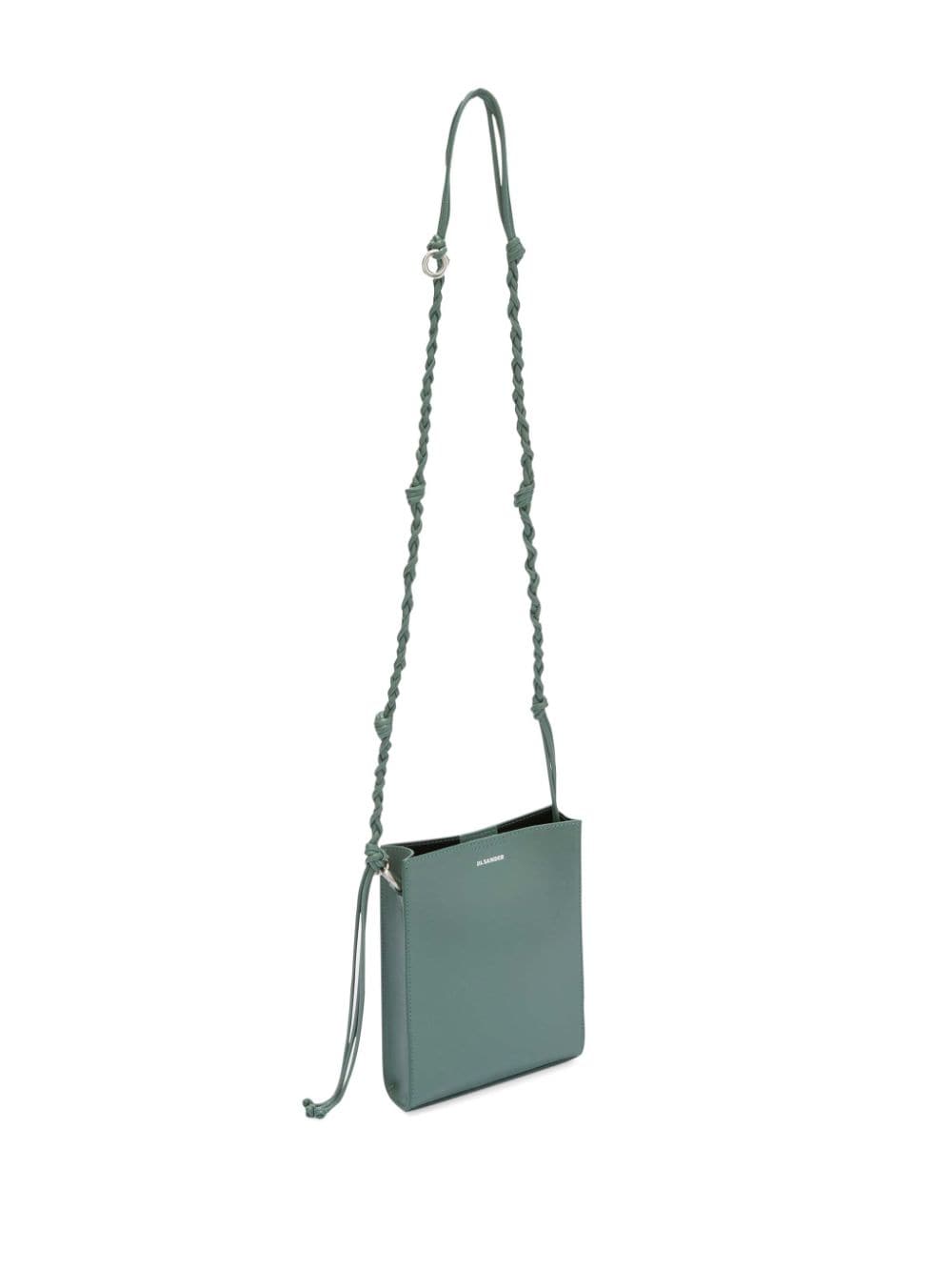 Jil Sander Tangle Rings leather crossbody bag - Green von Jil Sander