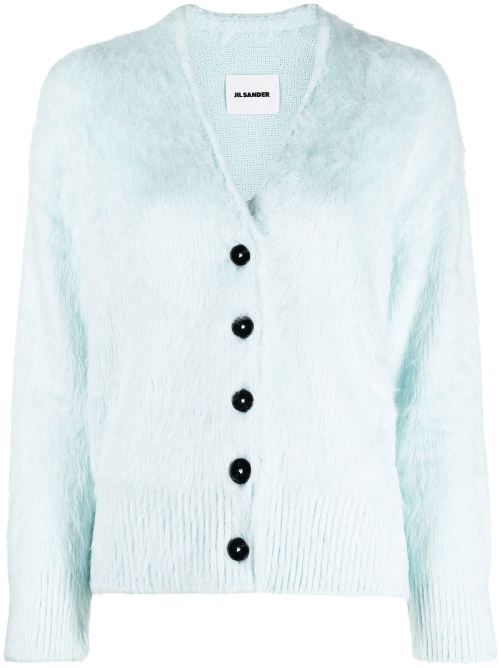 Jil Sander V-neck brushed cardigan - Blue von Jil Sander