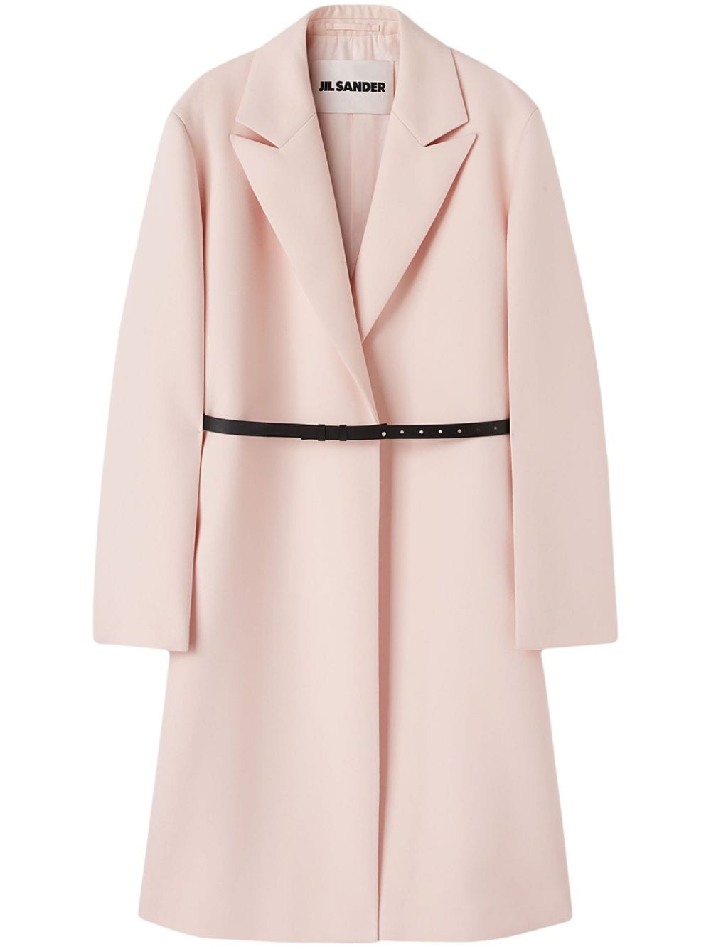 Jil Sander belted peak-lapel coat - Pink von Jil Sander