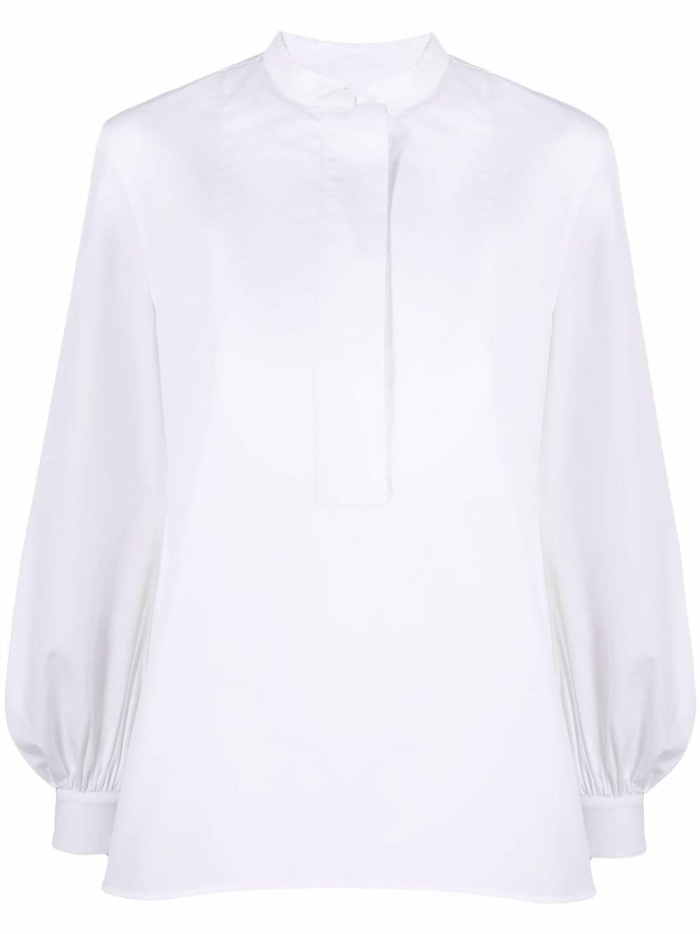 Jil Sander bib-panel shirt - White von Jil Sander