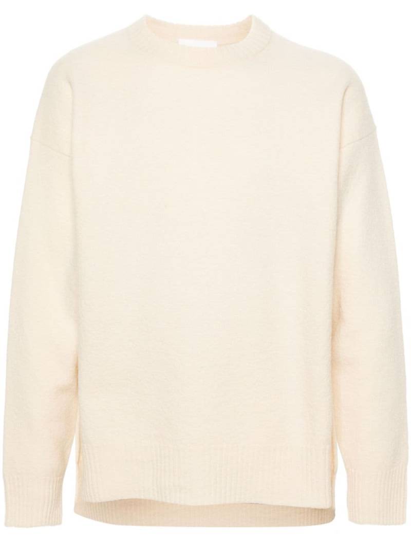 Jil Sander bouclé wool jumper - Neutrals von Jil Sander