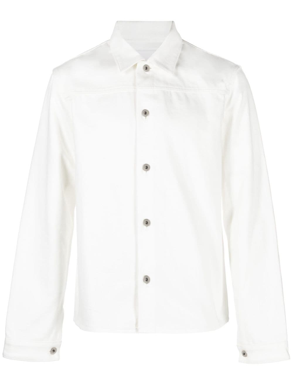 Jil Sander button-up denim shirt - White von Jil Sander