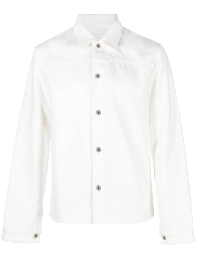 Jil Sander button-up denim shirt - White von Jil Sander