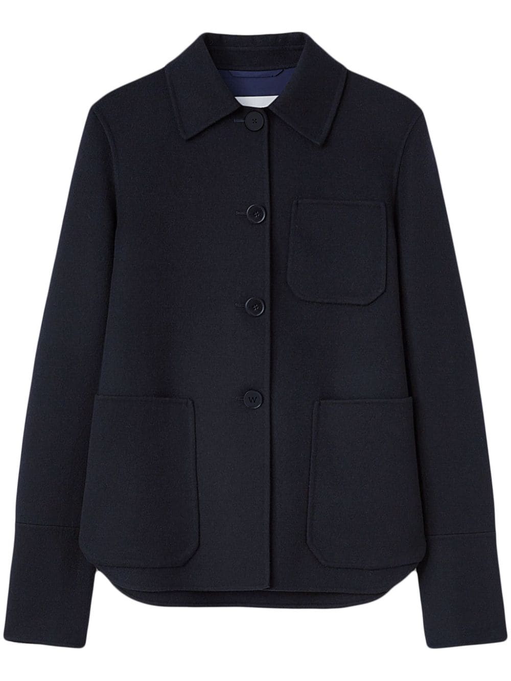 Jil Sander cashmere shirt jacket - Blue von Jil Sander