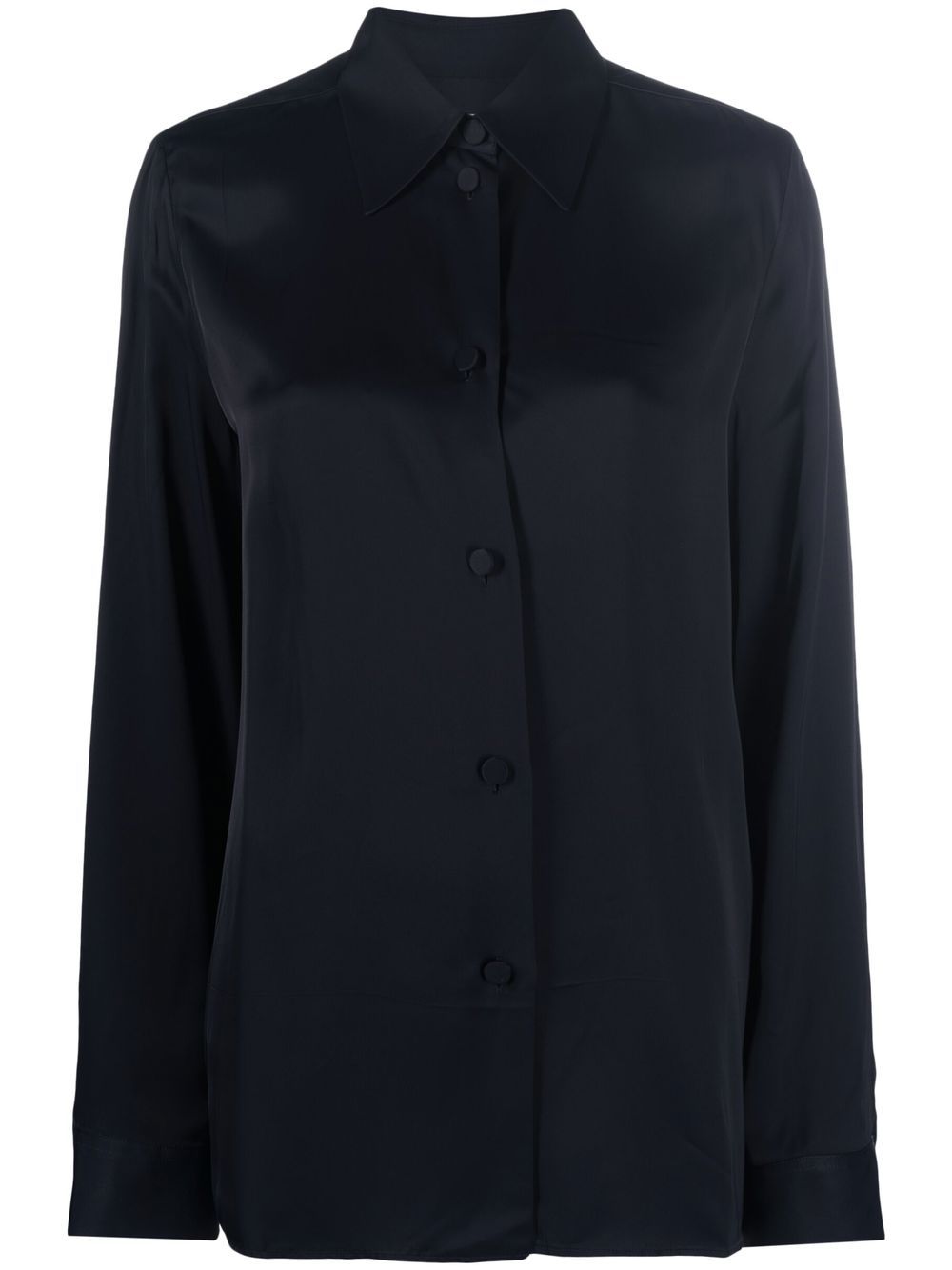 Jil Sander classic collar buttoned blouse - Blue von Jil Sander