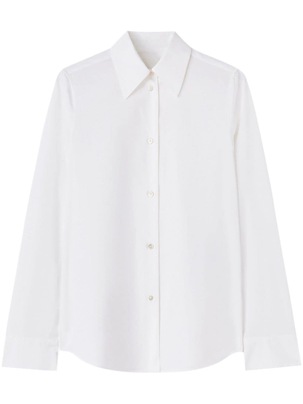 Jil Sander long-sleeve cotton shirt - White von Jil Sander