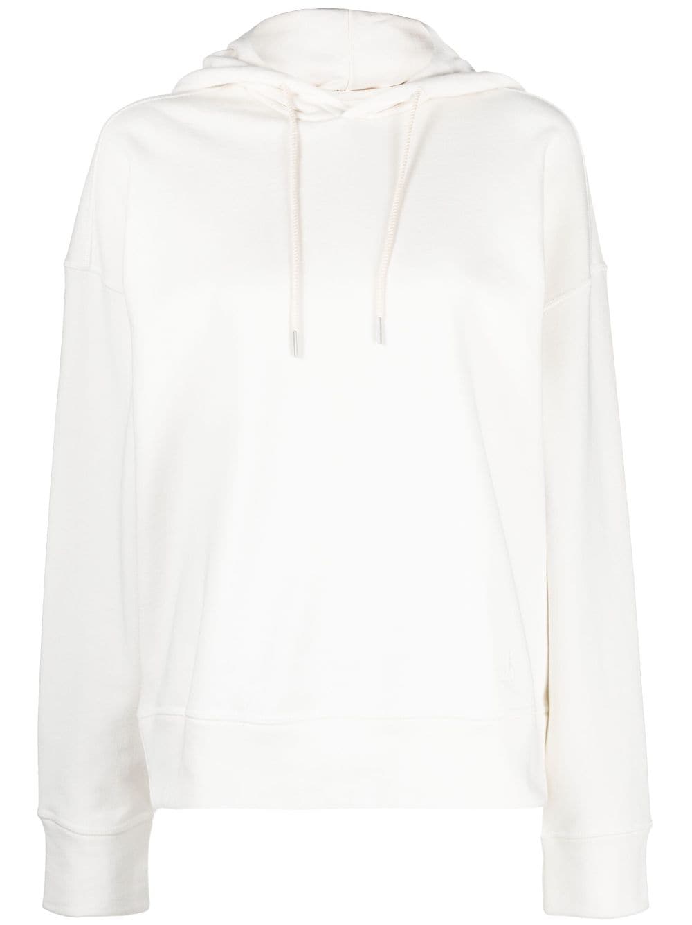 Jil Sander cotton drawstring hoodie - White von Jil Sander