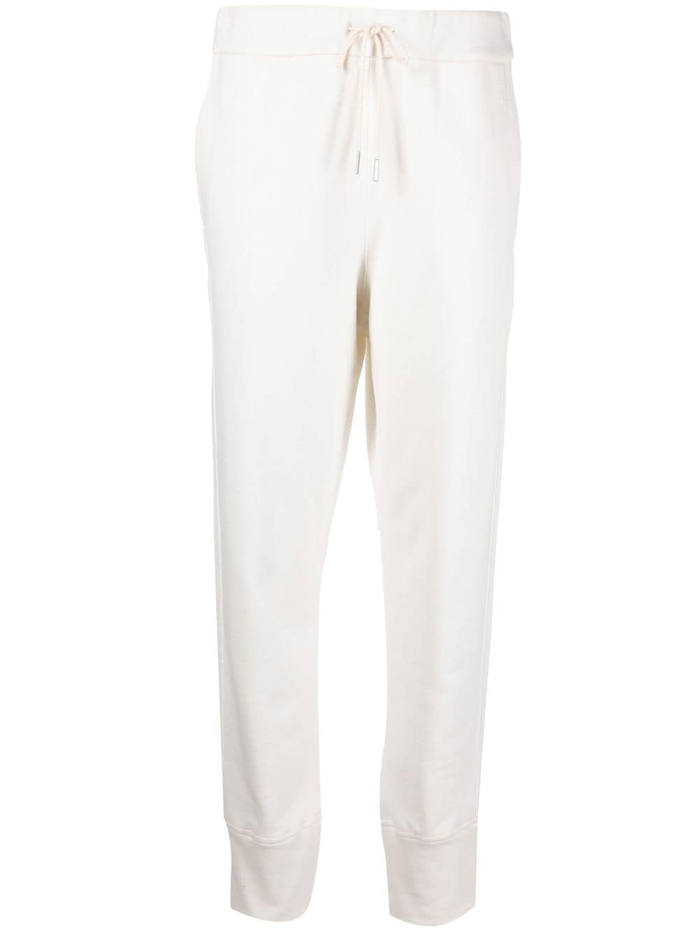 Jil Sander cotton drawstring trousers - White von Jil Sander