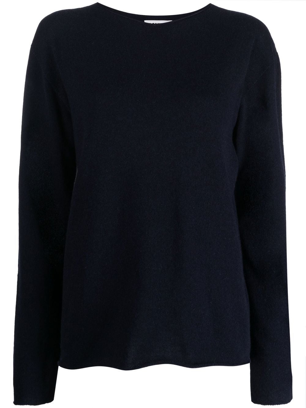 Jil Sander crew-neck cashmere jumper - Blue von Jil Sander