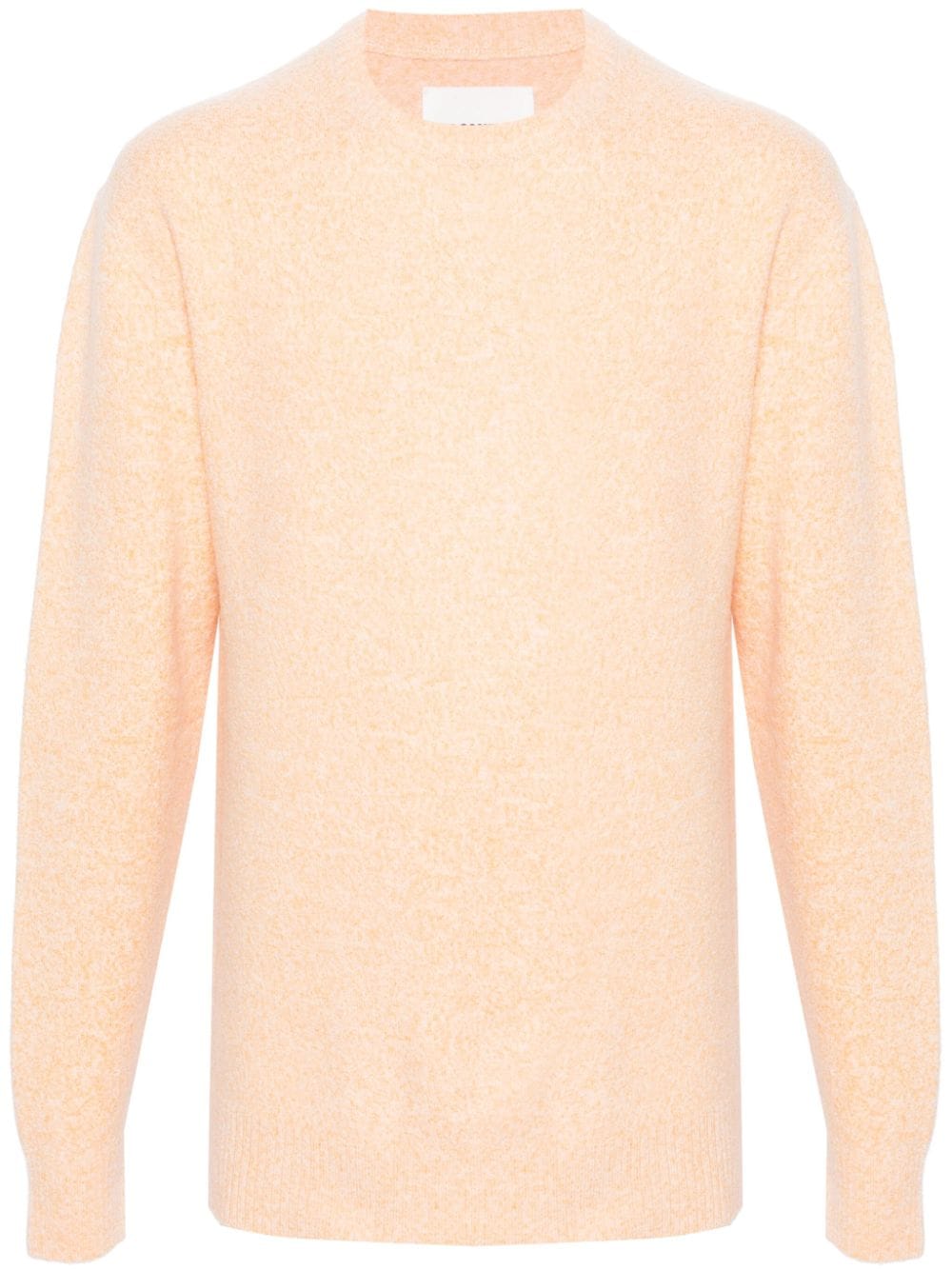 Jil Sander crew-neck speckle-knit jumper - Orange von Jil Sander