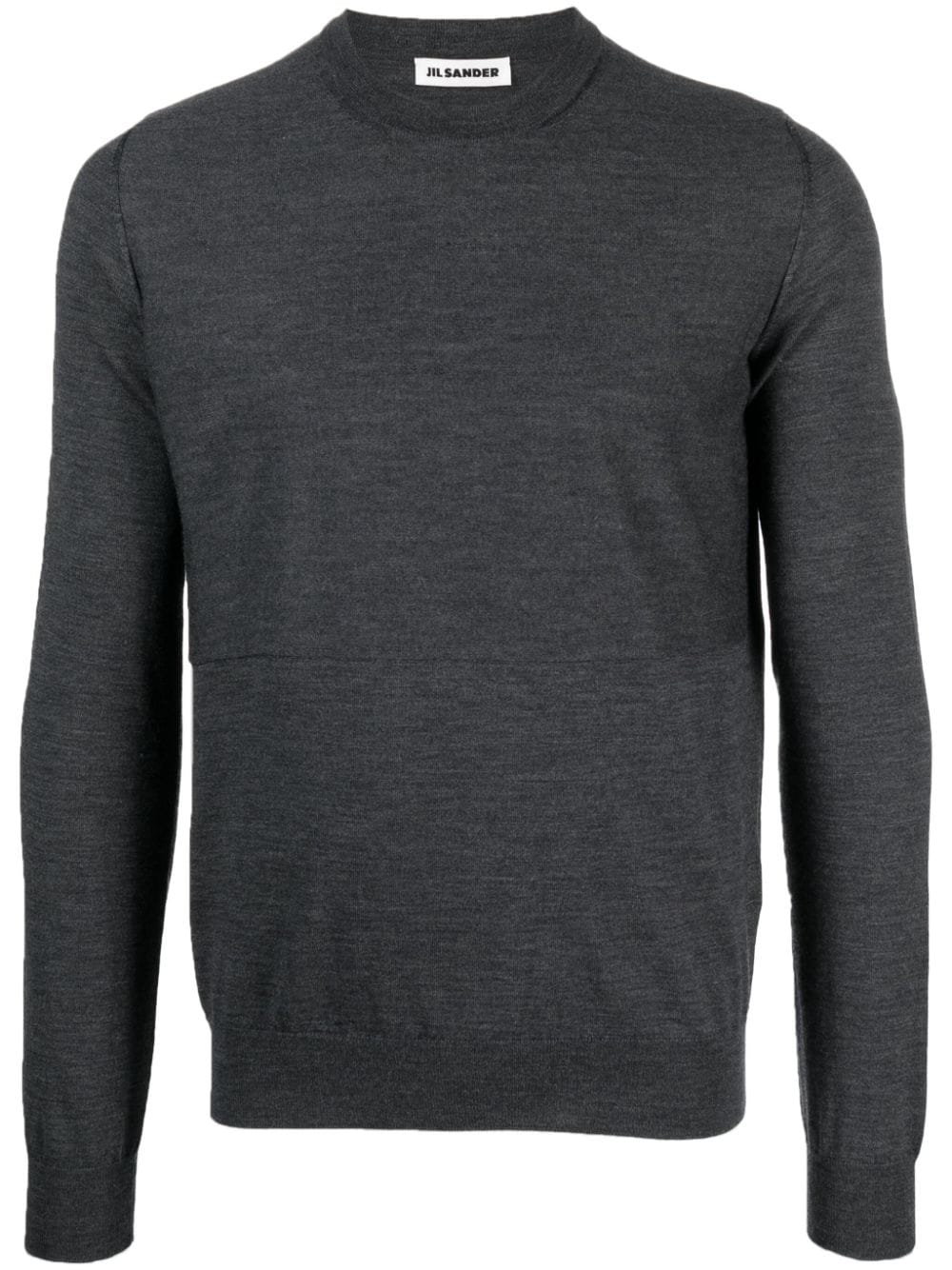 Jil Sander crew-neck virgin wool jumper - Grey von Jil Sander