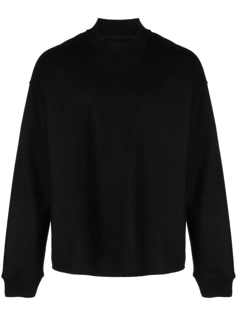 Jil Sander crew-neck wool jumper - Black von Jil Sander