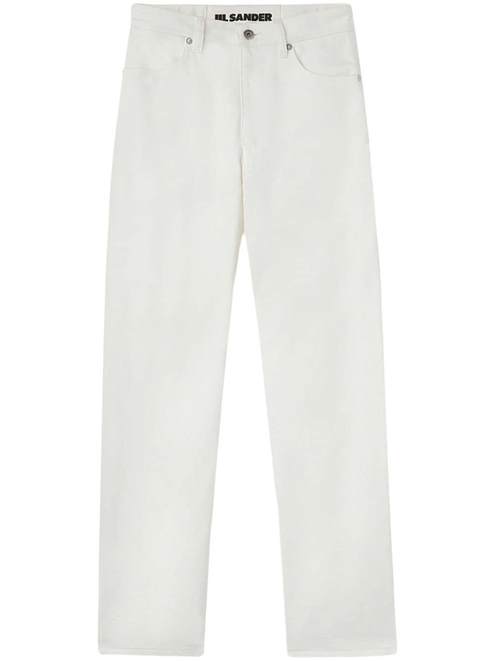 Jil Sander cropped straight-leg jeans - White von Jil Sander