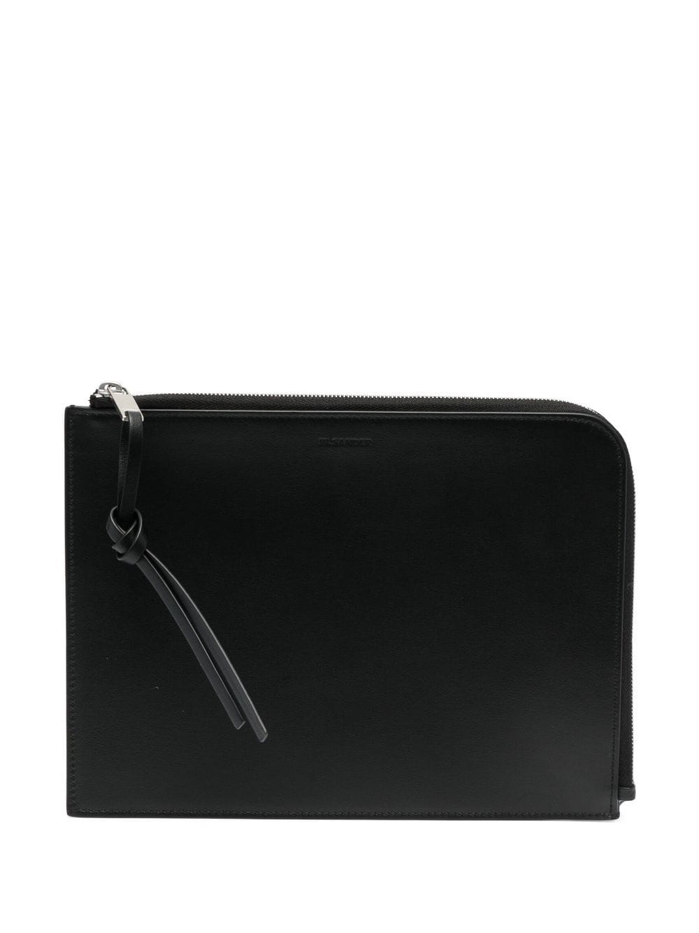 Jil Sander debossed-logo detail wallet - Black von Jil Sander