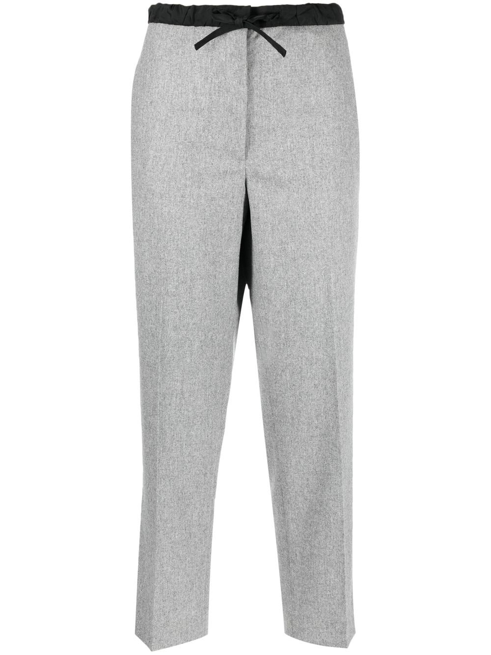 Jil Sander drawstring cropped trousers - Grey von Jil Sander