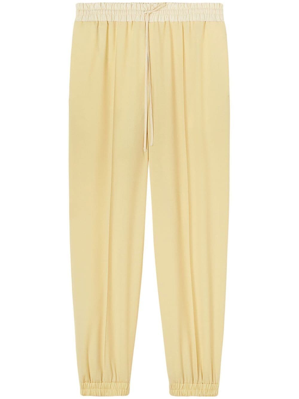 Jil Sander drawstring-fastening waist trousers - Yellow von Jil Sander