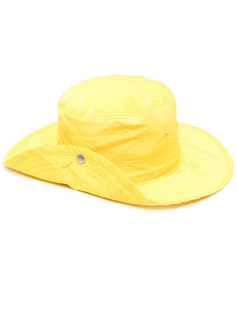 Jil Sander drawstring utility sun hat - Yellow von Jil Sander