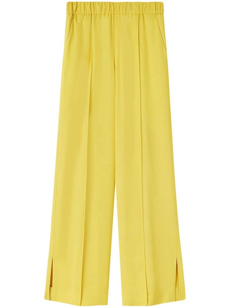 Jil Sander elasticated-waist palazzo trousers - Yellow von Jil Sander