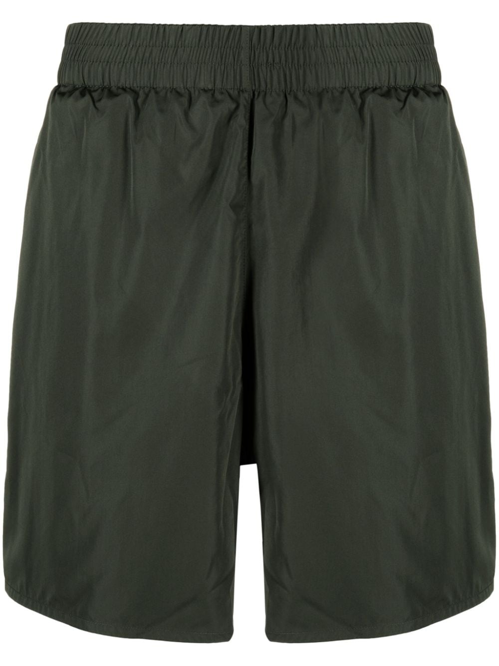 Jil Sander logo-print straight-leg track shorts - Green von Jil Sander