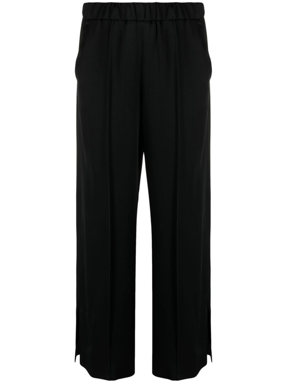 Jil Sander elasticated waistband wide-legged trousers - Black von Jil Sander