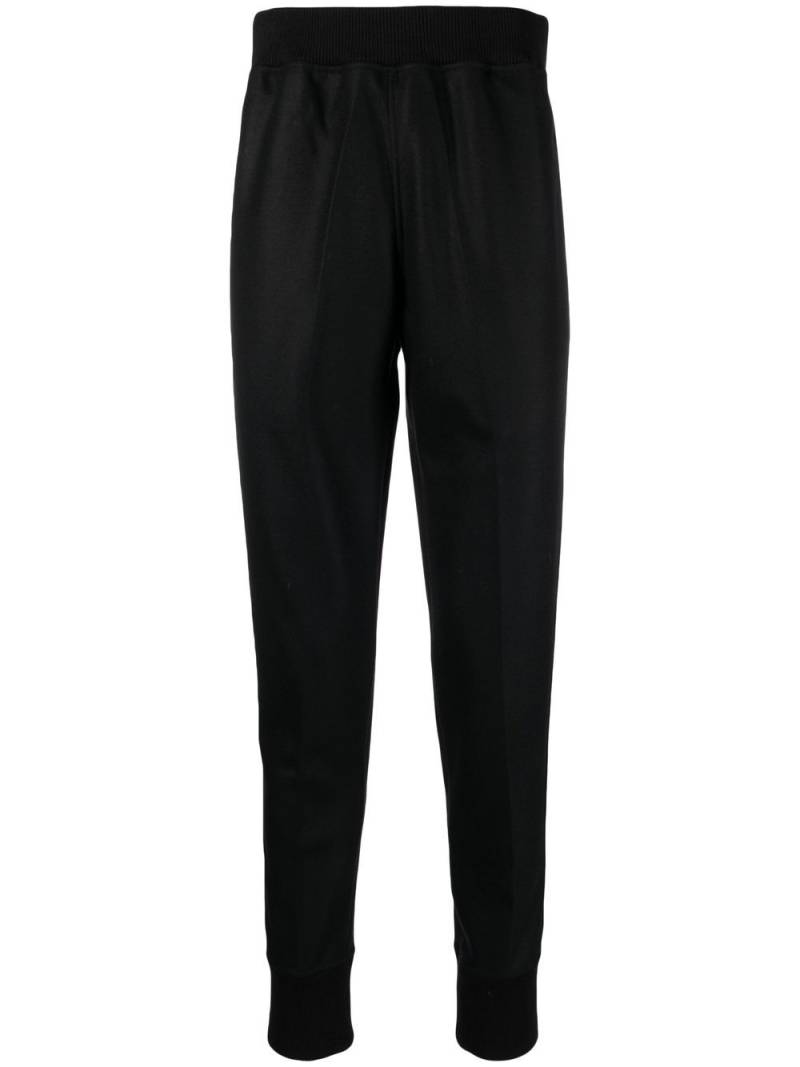 Jil Sander elasticated wool track pants - Black von Jil Sander