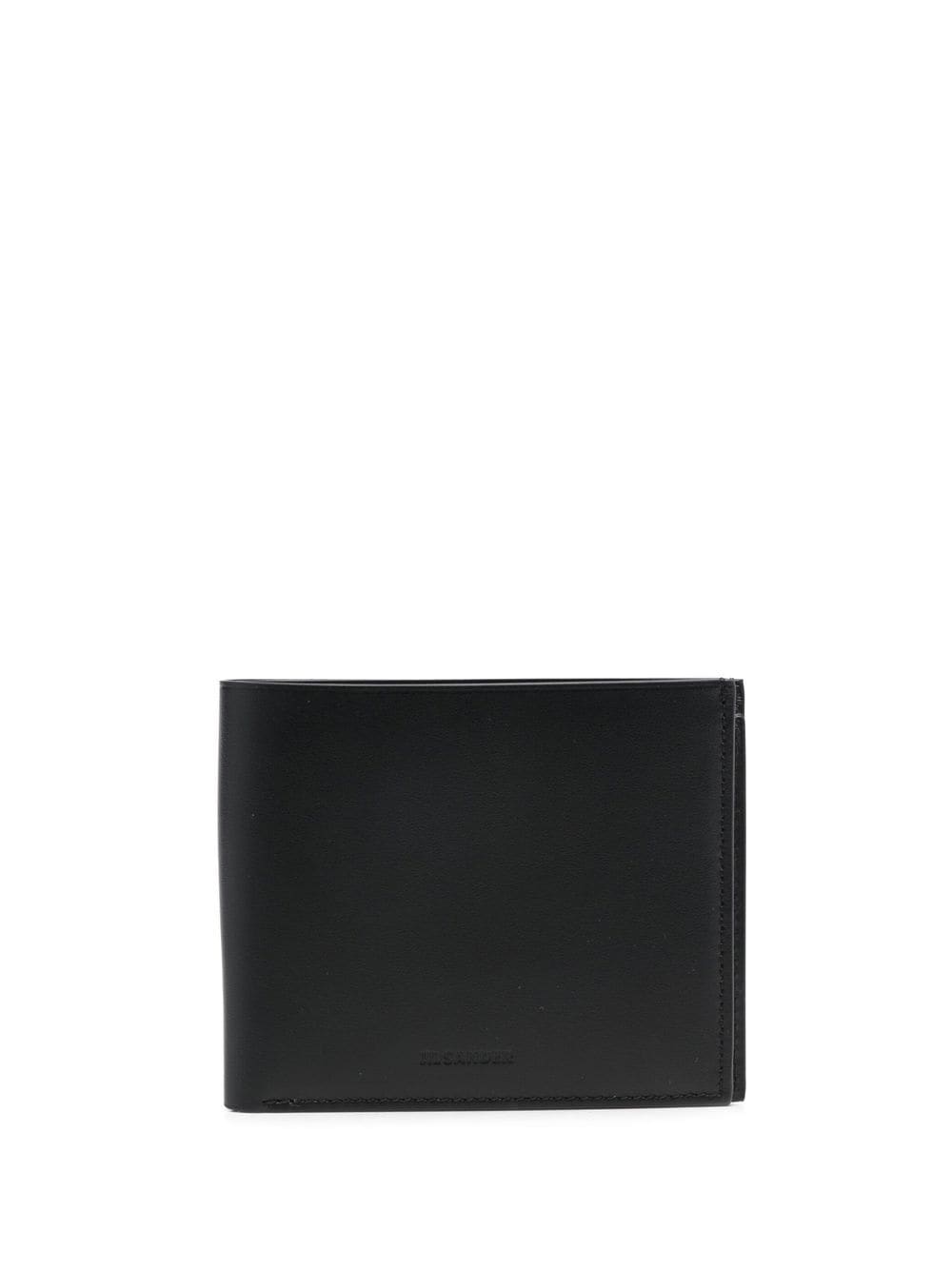 Jil Sander debossed-logo leather wallet - Black von Jil Sander