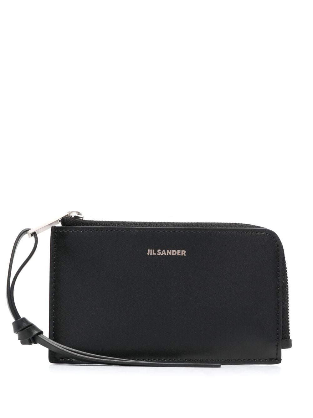 Jil Sander embossed-logo leather wallet - Black von Jil Sander