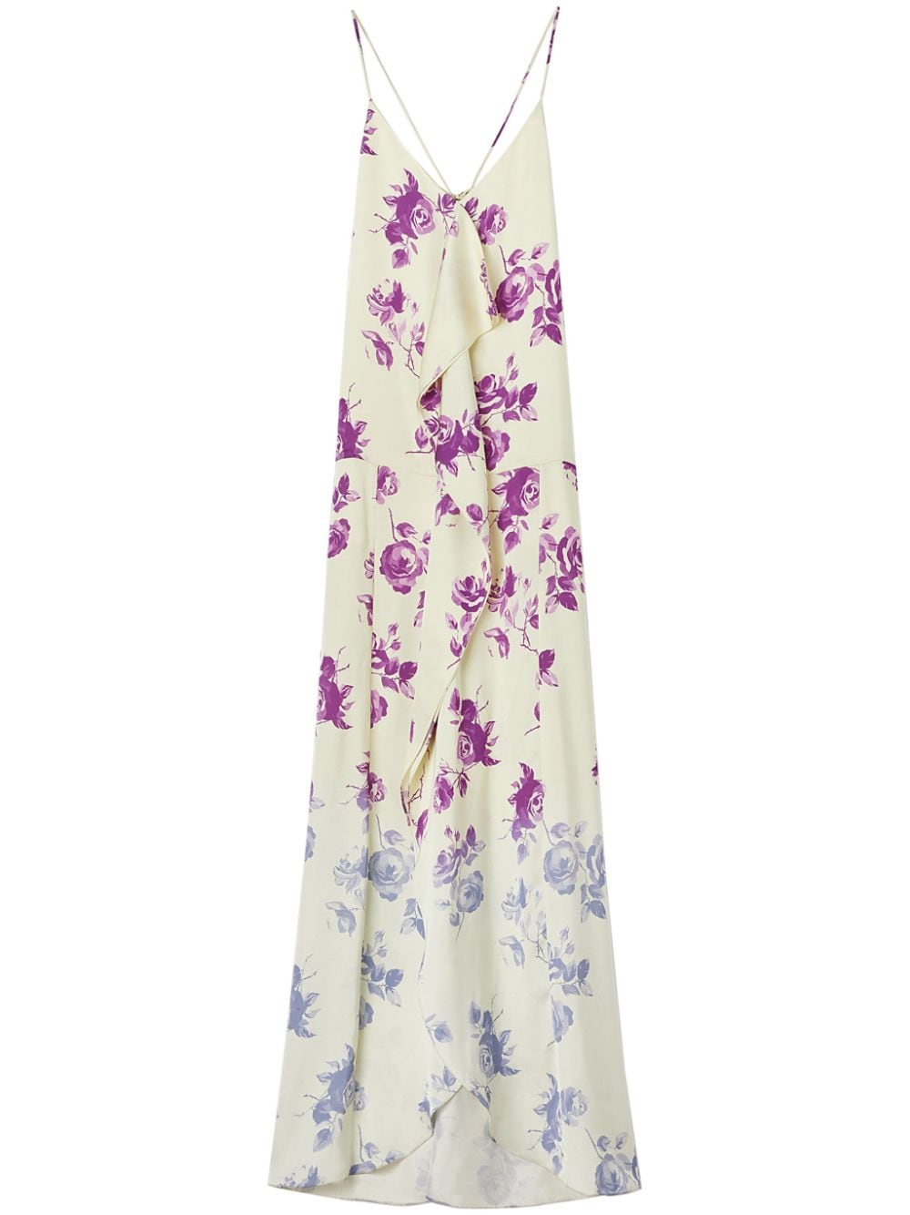 Jil Sander floral-print maxi dress - White von Jil Sander