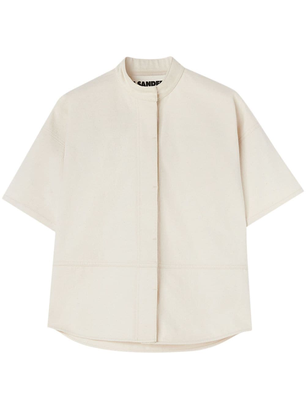 Jil Sander half-sleeve denim shirt - Neutrals von Jil Sander