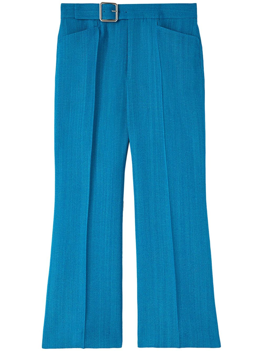 Jil Sander high-waist flared trousers - Blue von Jil Sander