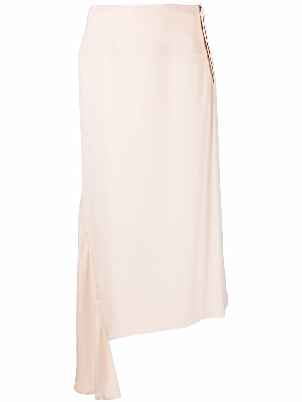 Jil Sander high-waisted asymmetric skirt - Pink von Jil Sander