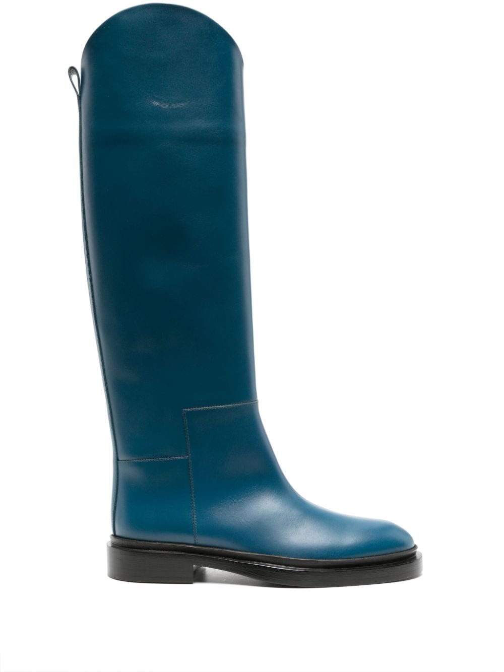 Jil Sander knee-high leather boots - Blue von Jil Sander