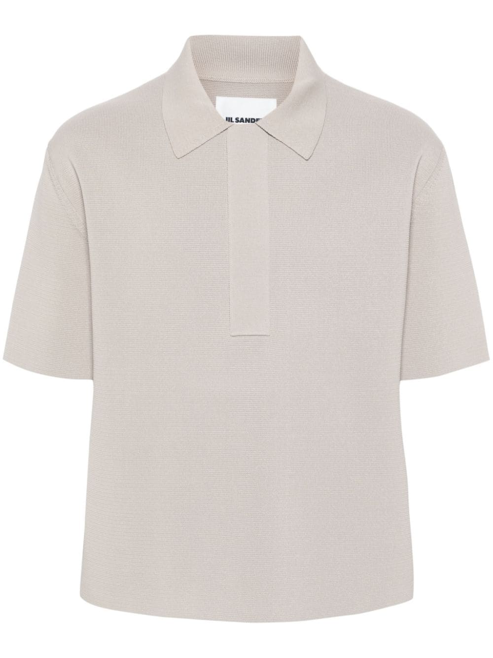 Jil Sander knitted polo shirt - Neutrals von Jil Sander