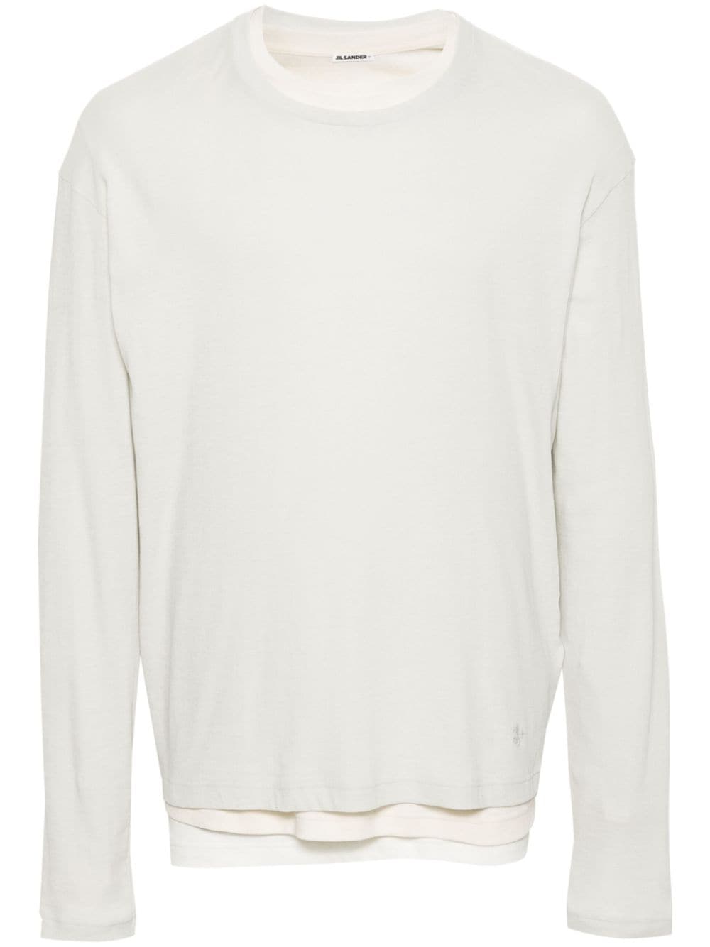 Jil Sander layered cotton T-shirt - Neutrals von Jil Sander