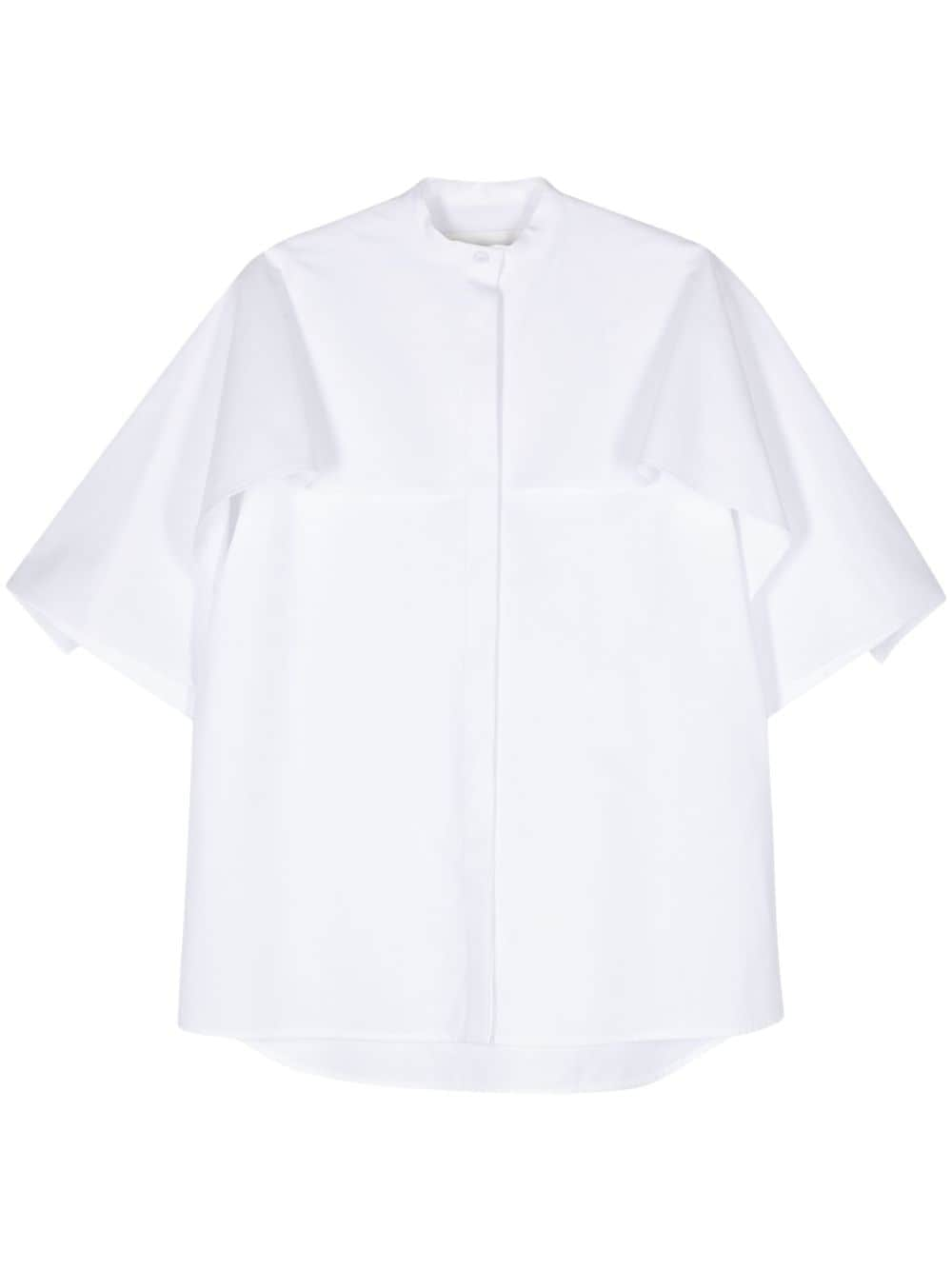 Jil Sander layered-design shirt - White von Jil Sander