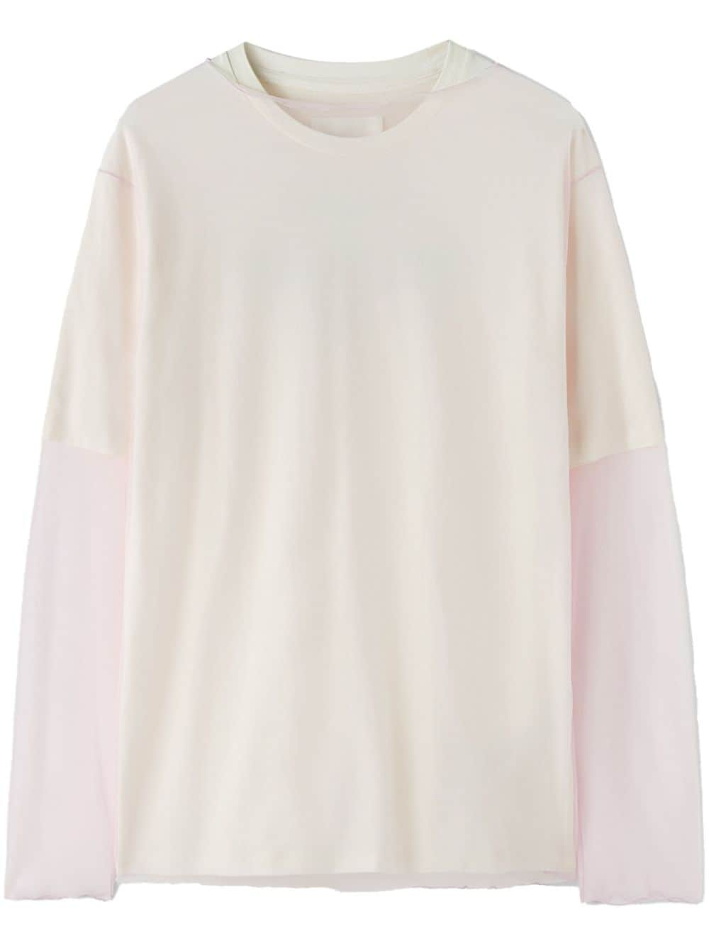 Jil Sander layered long-sleeve T-shirt - White von Jil Sander