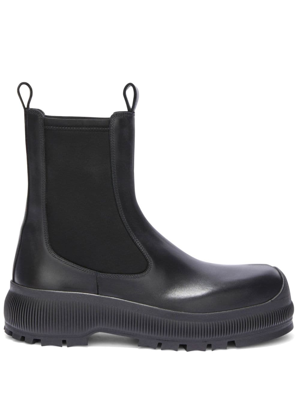 Jil Sander leather Chelsea boots - Black von Jil Sander