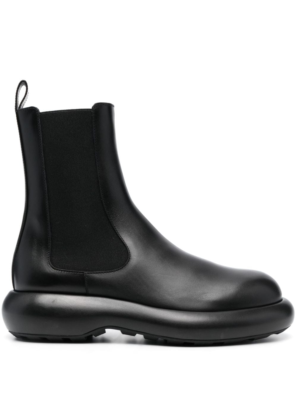 Jil Sander leather ankle boots - Black von Jil Sander