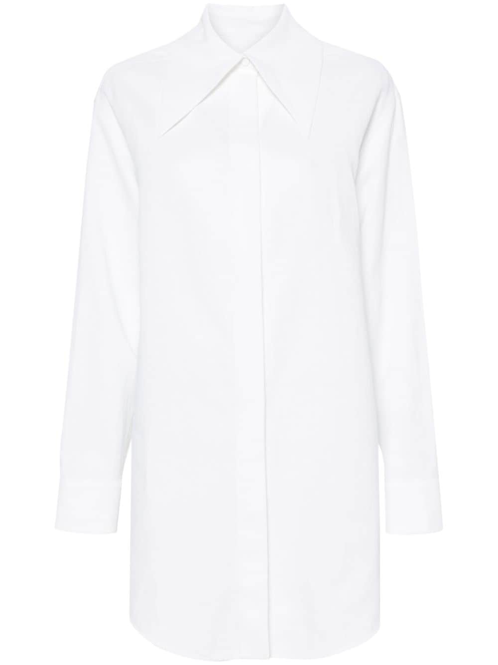 Jil Sander linen chambray shirt - White von Jil Sander