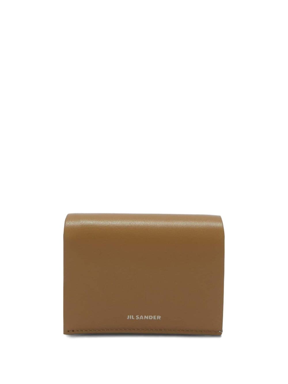 Jil Sander logo-embossed folding leather wallet - Brown von Jil Sander