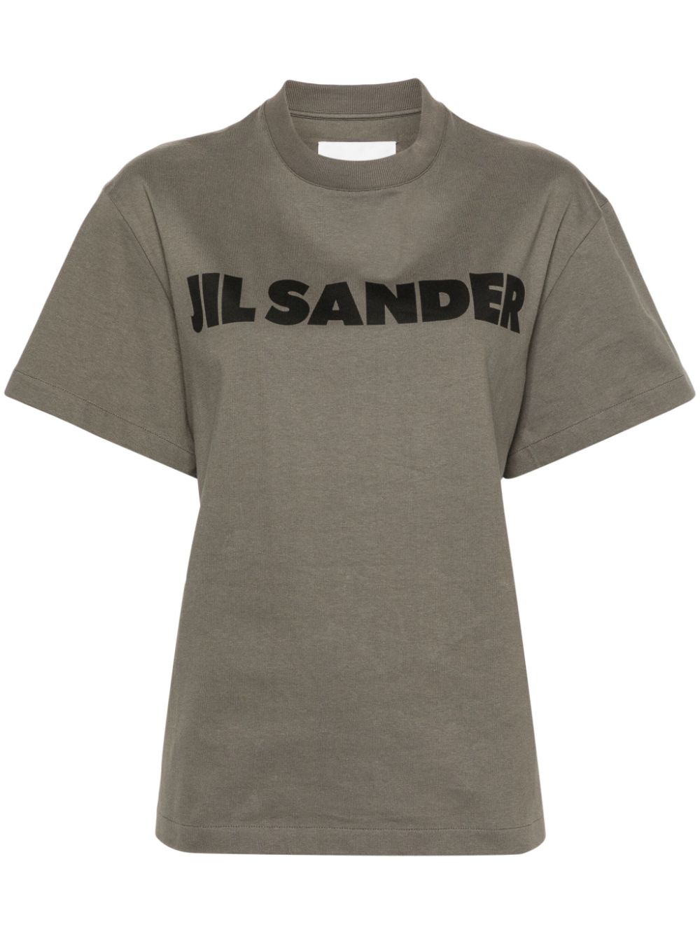 Jil Sander logo-print cotton T-shirt - Green von Jil Sander