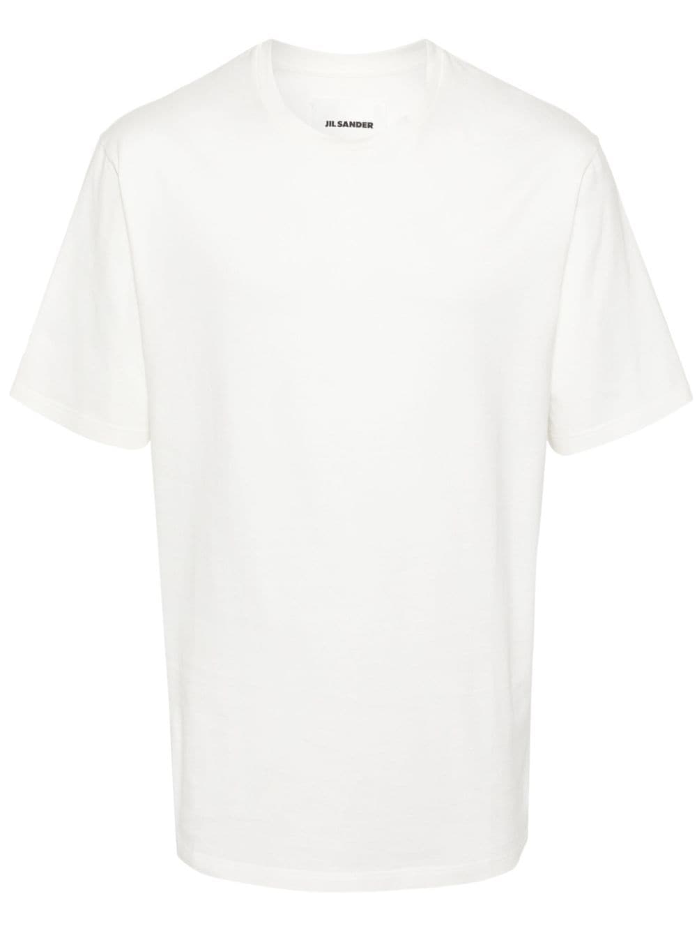 Jil Sander logo-print cotton T-shirt - Neutrals von Jil Sander