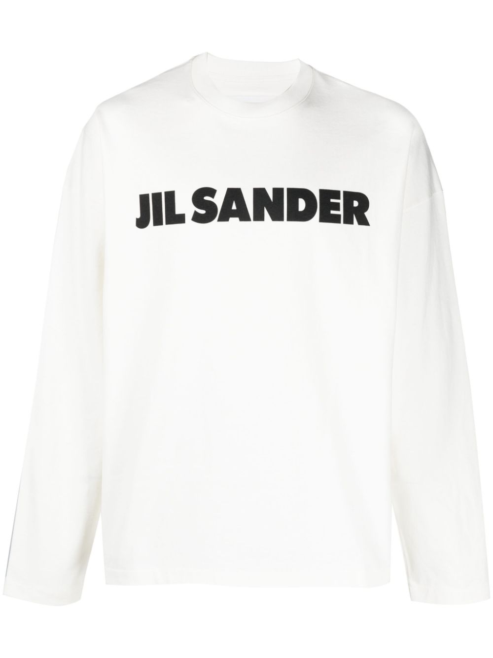 Jil Sander logo-print cotton sweatshirt - White von Jil Sander