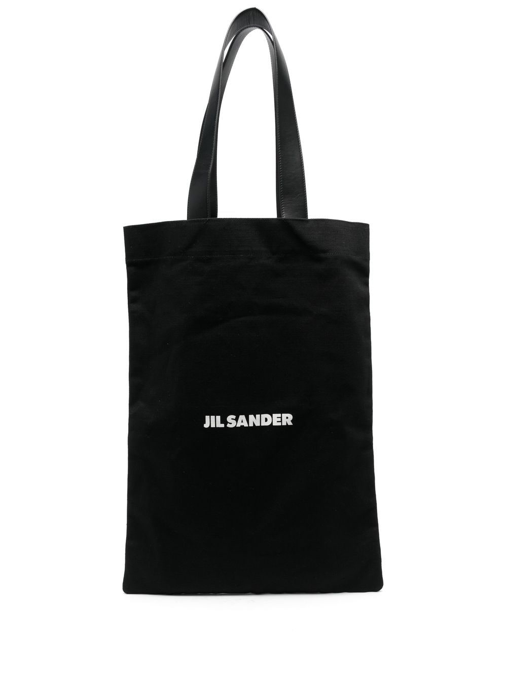 Jil Sander logo-print tote bag - Black von Jil Sander