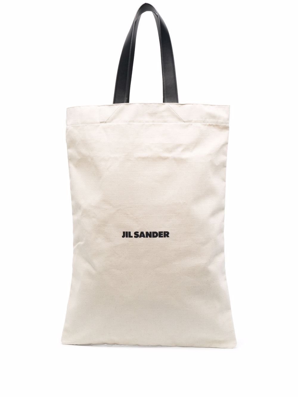 Jil Sander logo-print tote bag - Neutrals von Jil Sander